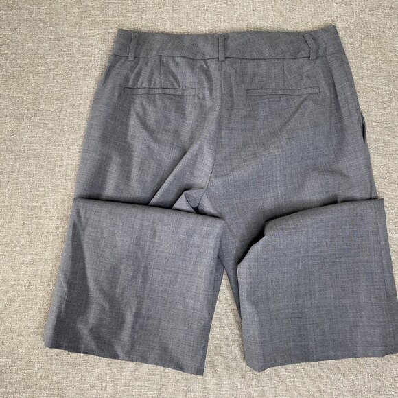 Banana Republic Martin Fit Wool Blend Dress Pants Women 4 Stretch Dark Gray - Picture 7 of 15